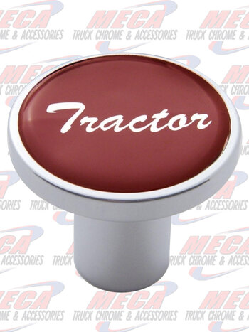KNOB TRACTOR BRAKE GLOSS RED STICKER