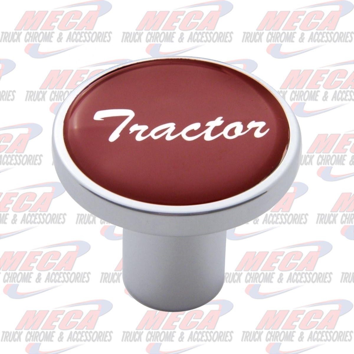 KNOB TRACTOR BRAKE GLOSS RED STICKER