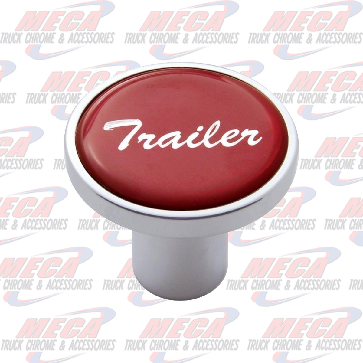KNOB TRAILER BRAKE GLOSSY RED STICKER HANDLE