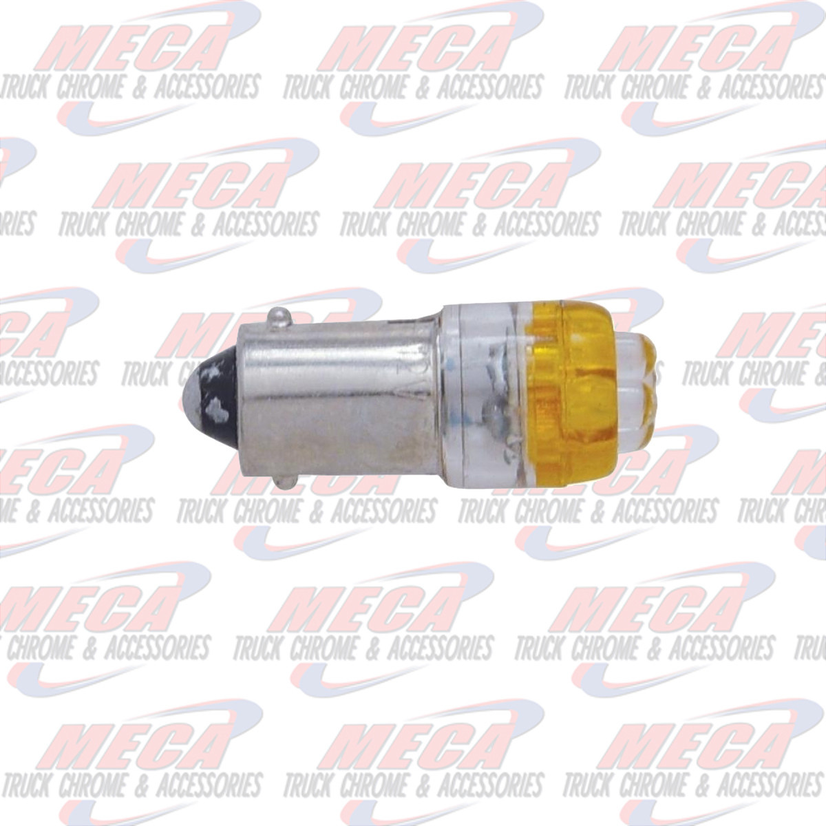 LED 1893 BULB W/ 4 AMBER MICRO LED'S 2PK single