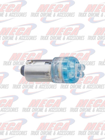 LED 1893 BULB W/ 4 BLUE MICRO LED'S 2PK single