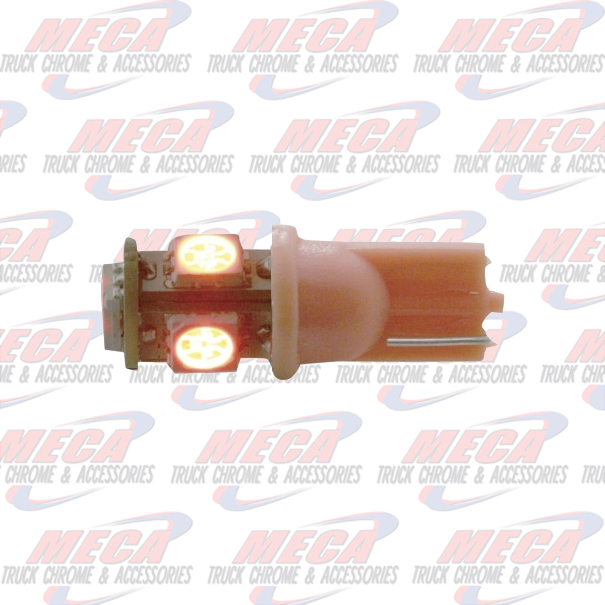 LED 194 BULB RED 5 LED 360 DEGREE single