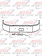 VALLEY CHROME BUMPER PB 330/335 18'' SET FWD 1997+ W/ TOW ONLY