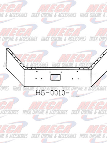 VALLEY CHROME BUMPER PB 378 & 357 12'' SS BREAK BACK, TOW