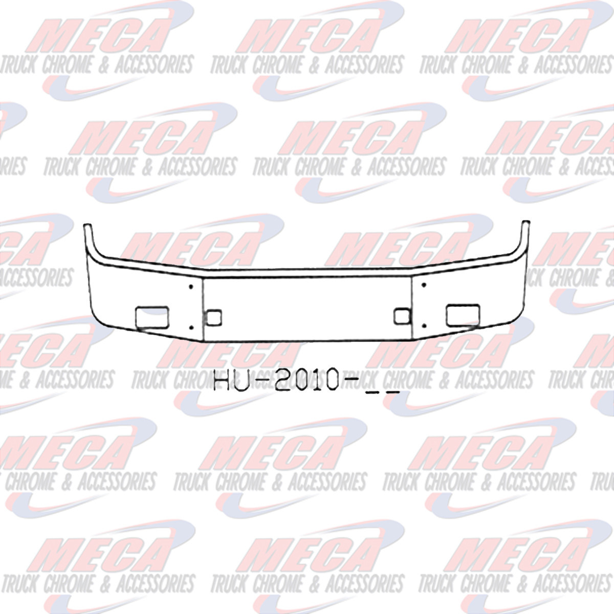 VALLEY CHROME BUMPER PB 386 16'' CHROME 06-12 SET BACK W/TOW, FOG