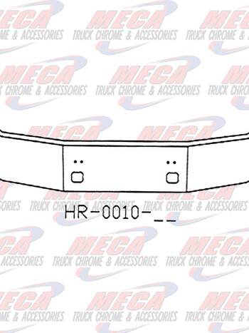 VALLEY CHROME BUMPER PB 387 18'' 1999 - 2001 TOW S/S