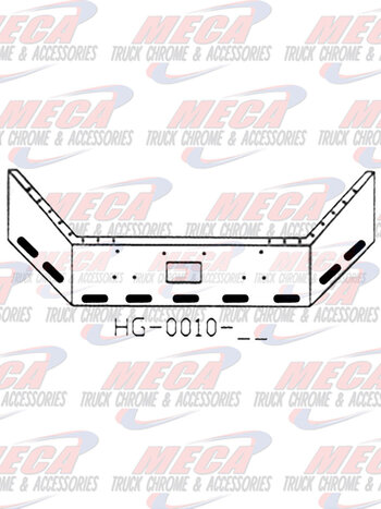 VALLEY CHROME BUMPER PB 378 & 357 18'' BKBACK W/ TOW & 9 OVAL HLS