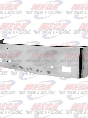 VALLEY CHROME BUMPER PB 386 20'' SS 06-12 TOW & FOG & 5 BB LTS