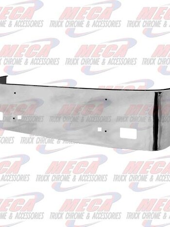 VALLEY CHROME BUMPER PB 386 18'' SS 06-12 SET BACK W/TOW & FOG