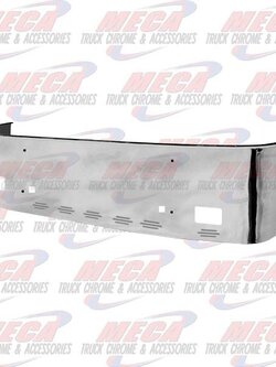 VALLEY CHROME BUMPER PB 386 22'' SS 06-12 SET BK TOW FOG 9 BB LTS