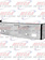 VALLEY CHROME BUMPER PB 386 20'' SS 06-12 TOW HOLES & FRENCH LIC