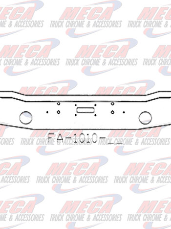 VALLEY CHROME BUMPER KW K100C 16'' GULL WING