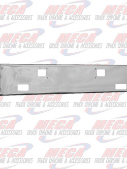 VALLEY CHROME BUMPER KW K100E 16'' GWING W/TOW & FOG LGT HLS