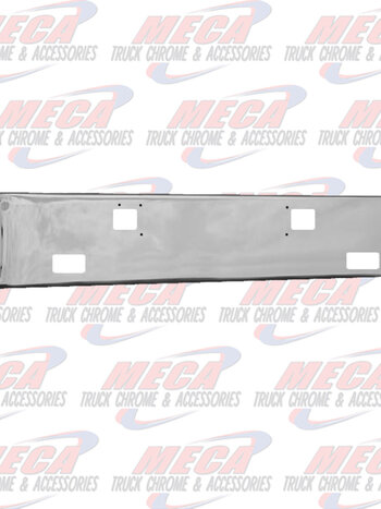 VALLEY CHROME BUMPER KW K100E 16'' GWING W/TOW & FOG LGT HLS