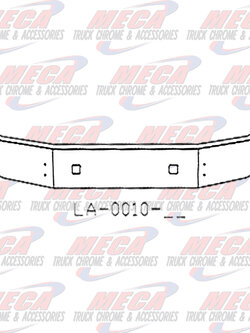 VALLEY CHROME BUMPER VOLVO WA, WIA MODEL 13'' CHROME 1988-1997