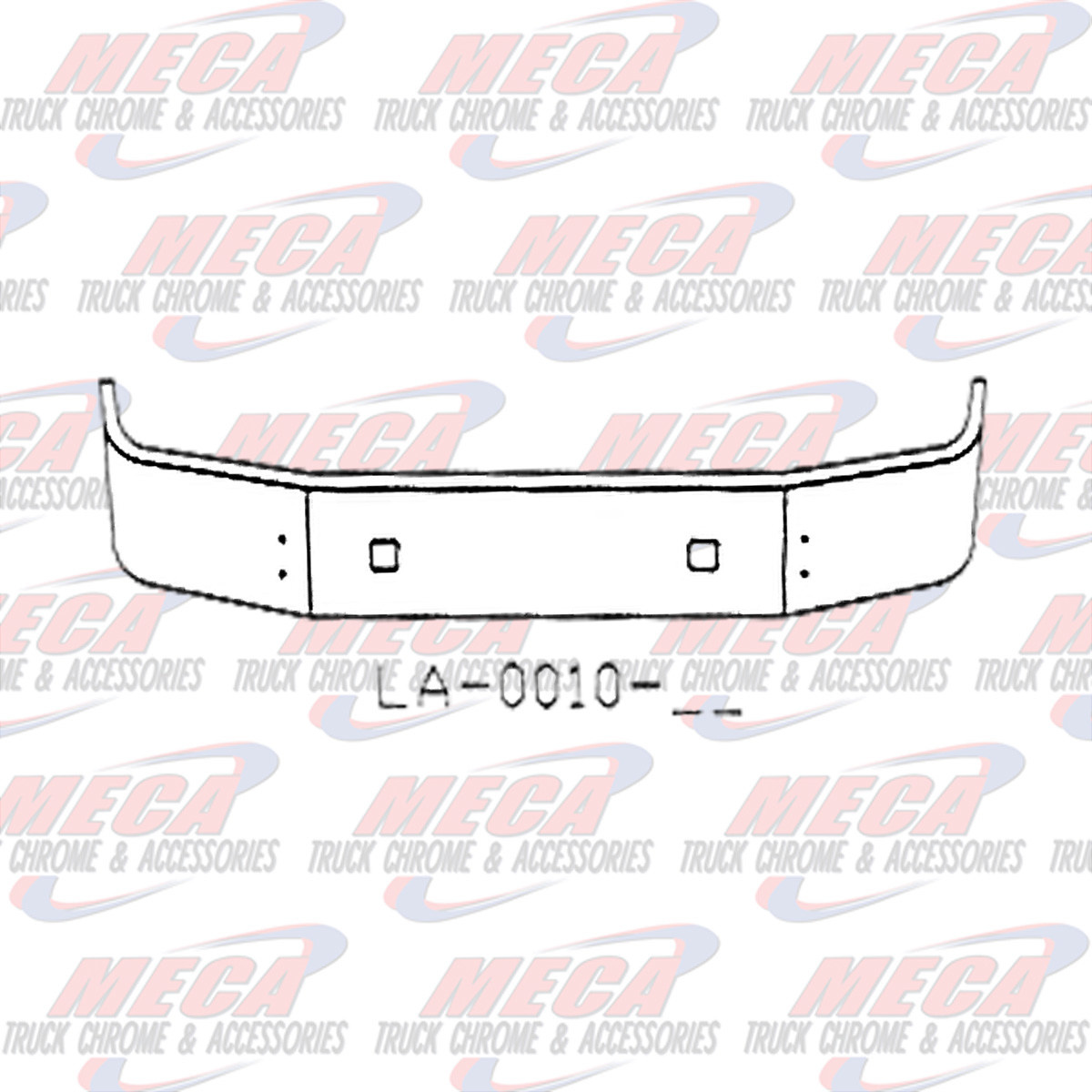 VALLEY CHROME BUMPER VOLVO WA, WIA MODEL 13'' CHROME 1988-1997