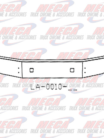 VALLEY CHROME BUMPER VOLVO WA, WIA MODEL 16'' S/S 1988-1997