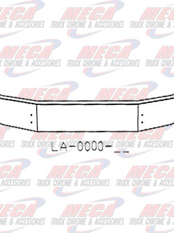 VALLEY CHROME BUMPER VOLVO WA, WIA MODEL 16'' CHROME 1988-1997