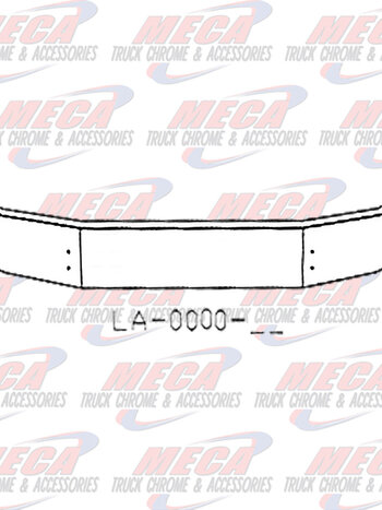 VALLEY CHROME BUMPER VOLVO WA, WIA MODEL 16'' CHROME 1988-1997