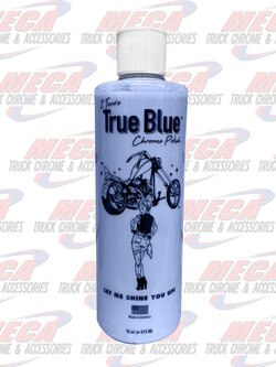 TRUE BLUE PURPLE - CHROME & STAINLESS POLISH 16OZ EACH (800 GRIT SAND PAPER)