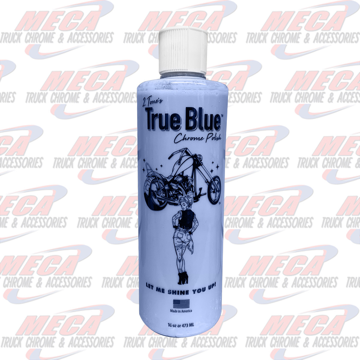 TRUE BLUE CHROME & STAINLESS POLISH 16OZ EACH (800 GRIT SAND PAPER)