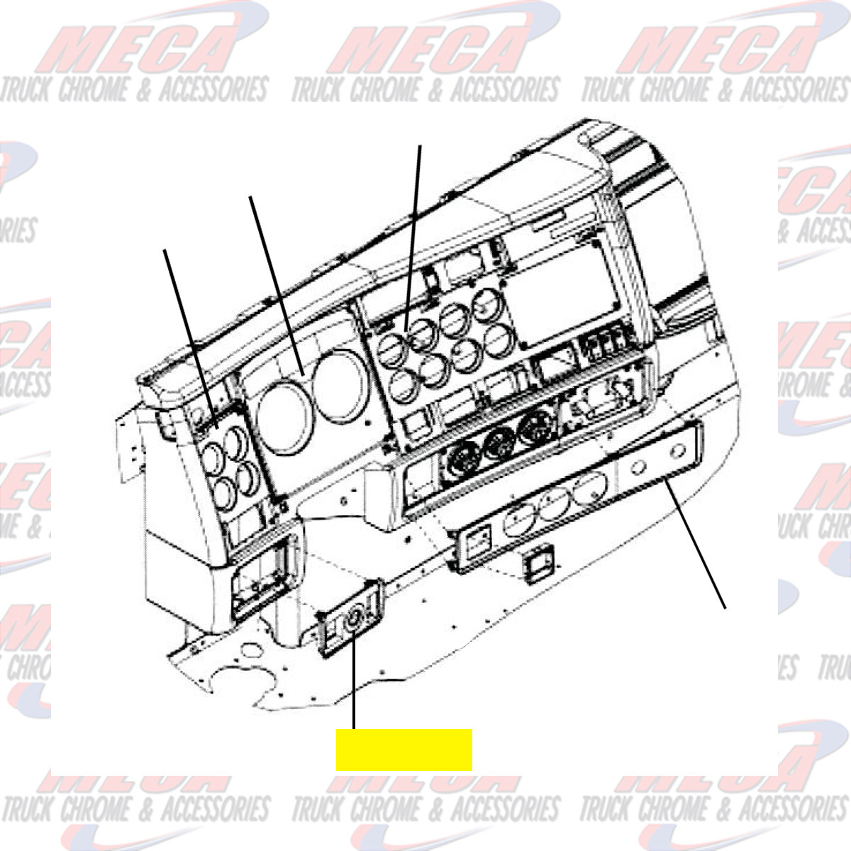 IGNITION SWITCH PANEL KW 2006+