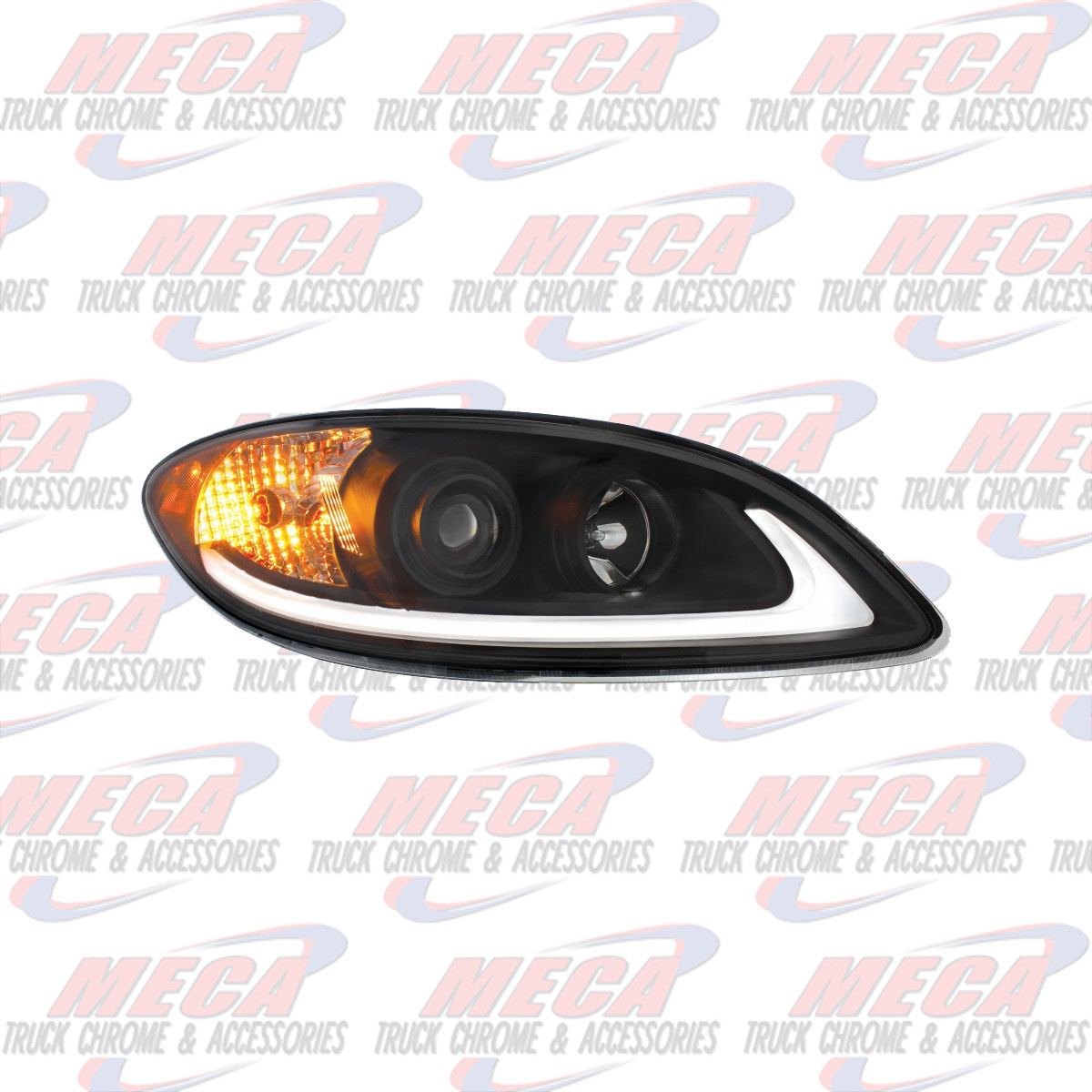 HEADLIGHT BLACKOUT FOR INTERNATIONAL PROSTAR - PASSENGER SIDE