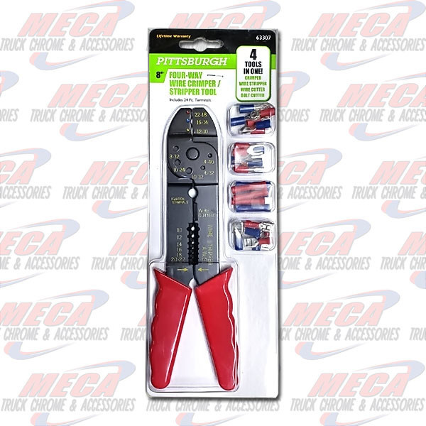 SOLDERLESS WIRE TERMINAL ASORTMENT 24PC W/ TOOL