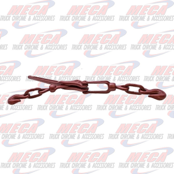 CHAIN LOAD LEVER BINDER 5/16 - 3/8 GRADE 70 DK RED