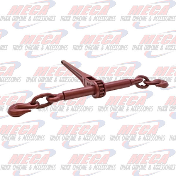 CHAIN LOAD RATCHET BINDER 5/16 - 3/8 GRADE 70 RED