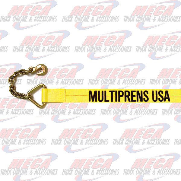 WINCH STRAP 4"X30' W/317 CHAIN ANCHOR