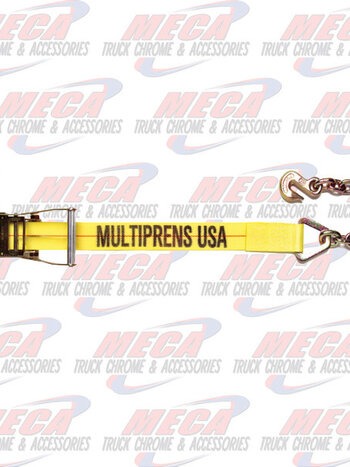 WINCH STRAP 2"X30' W/316 CHAIN ANCHOR