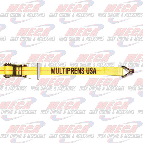 WINCH STRAP 2"X27' W/618 J HOOK