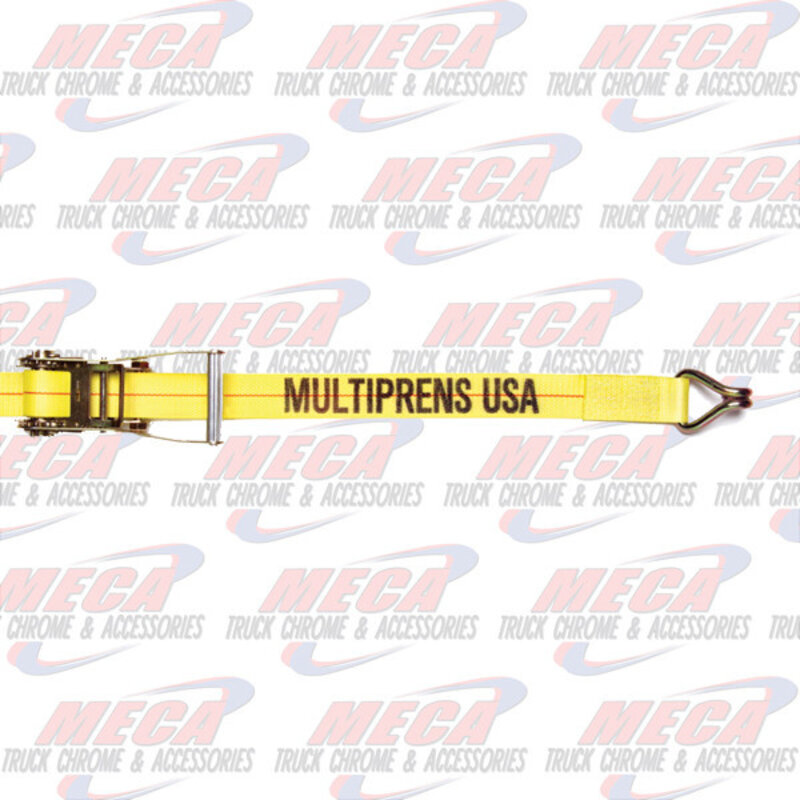 WINCH STRAP 2"X30' W/618 J HOOK