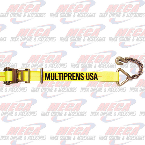 WINCH STRAP W/ RATCHET 2"X30' W/317 CHAIN ANCHOR