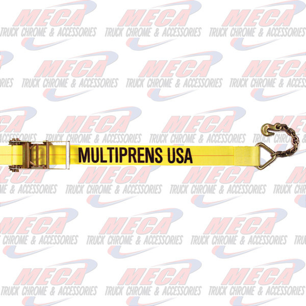 WINCH STRAP 4"X27' W/318 CHAIN ANCHOR