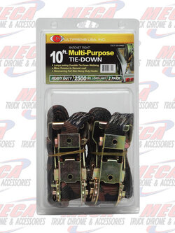 WINCH STRAP 1"X20' W/527 RACHET & 526 VINYL COATED