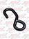 COATED HOOK PCV 1"
