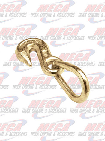 GRAB HOOK W/PEAR LINK ASSEMBLY  2" X 3/8"