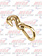 GRAB HOOK W/PEAR LINK ASSEMBLY  2" X 3/8"