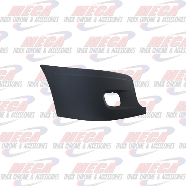 PLASTIC BUMPER END FL CASCADIA PASSENGER SIDE W/ FOG LIGHT HOLE 2008-2017