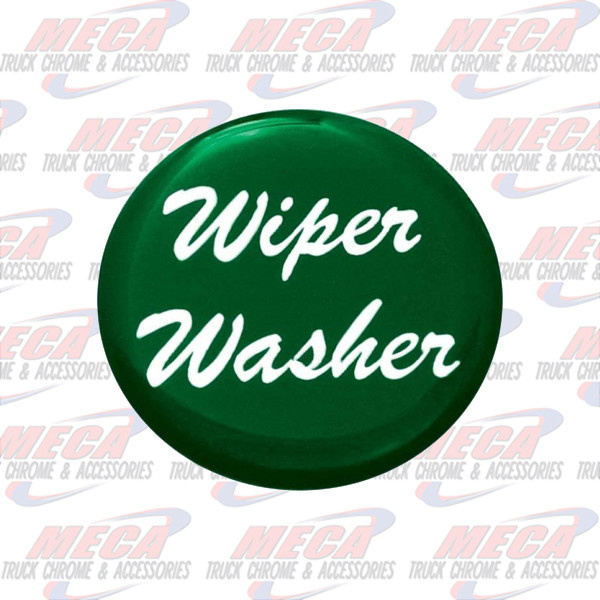 WIPER WASHER KNOB STICKER GREEN GLOSSY