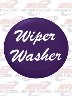WIPER WASHER KNOB STICKER PURPLE GLOSSY