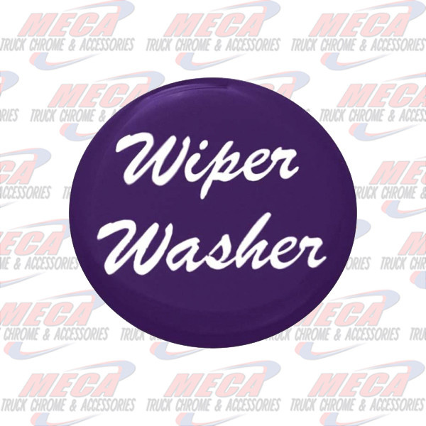 WIPER WASHER KNOB STICKER PURPLE GLOSSY