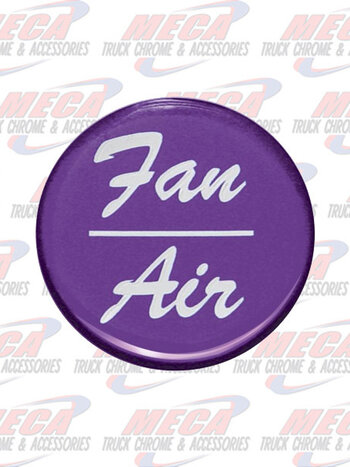 AIR/FAN KNOB STICKER PURPLE GLOSSY