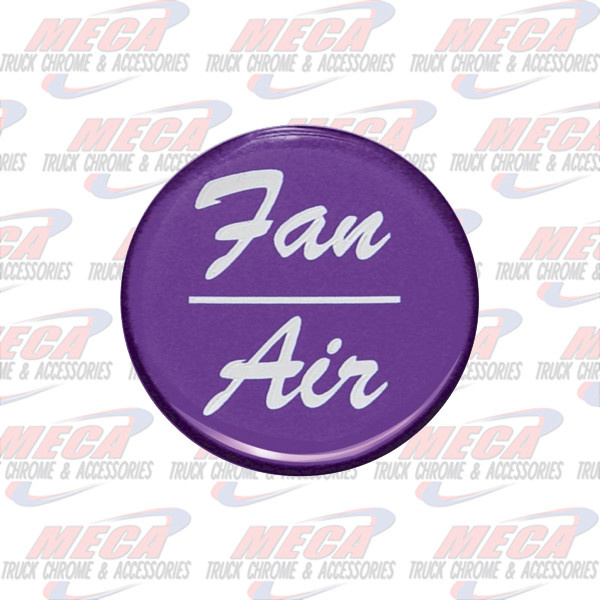 AIR/FAN KNOB STICKER PURPLE GLOSSY