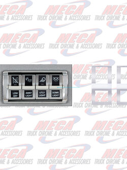 CHROME SWITCH COVER 2018-2021 FL CASCADIA 2PACK