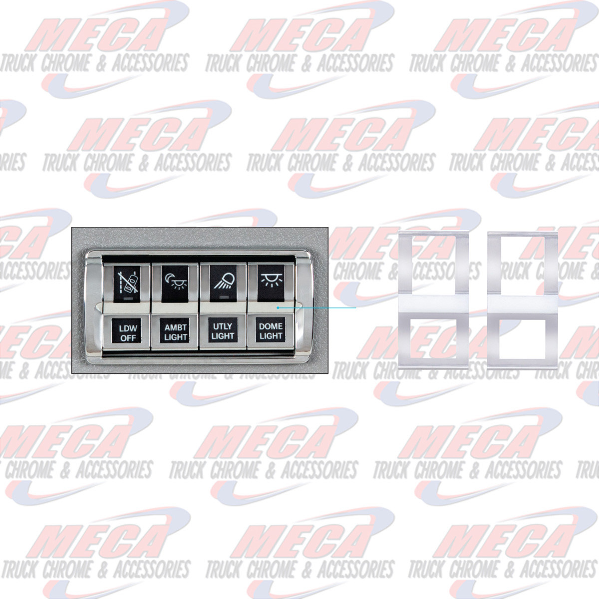 CHROME SWITCH COVER 2018-2021 FL CASCADIA 2PACK