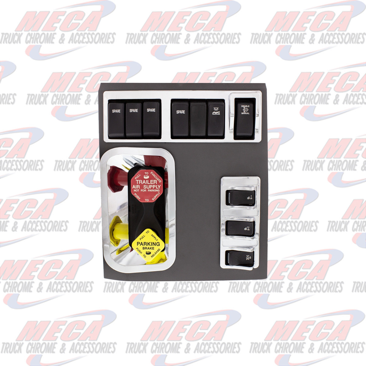 AIR BRAKE VALVE PANEL TRIM 2010+ PB PETERBILT