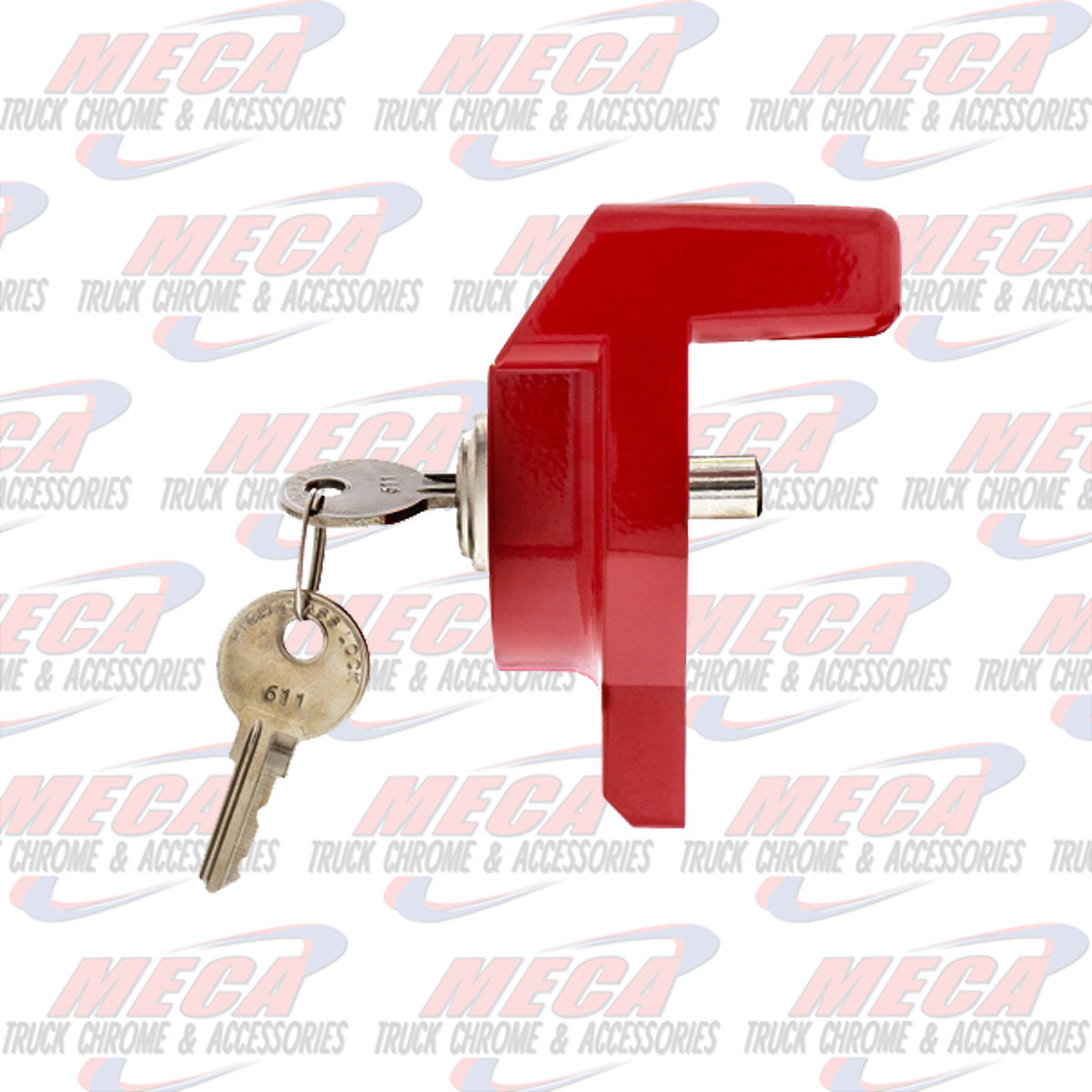 GLAD HAND LOCK RED HEAVY DUTY ALUMINUM WITH KEY